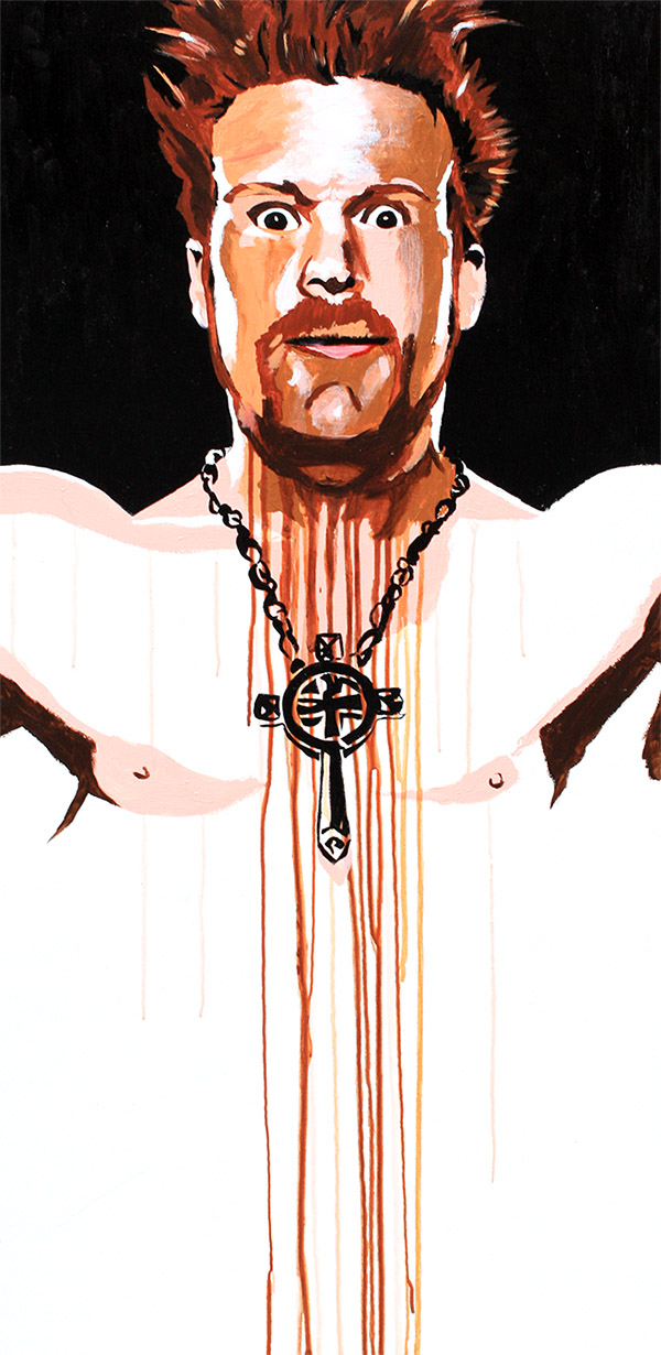 Sheamus painting by Rob Schamberger