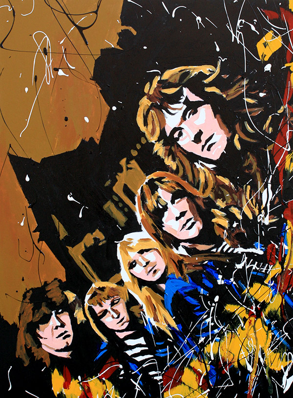 Iron Maiden painting by Rob Schamberger