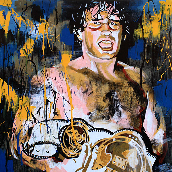 Gerald Brisco painting by Rob Schamberger