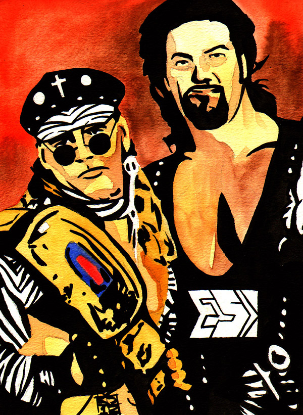 Shawn Michaels and Kevin Nash by Rob Schamberger