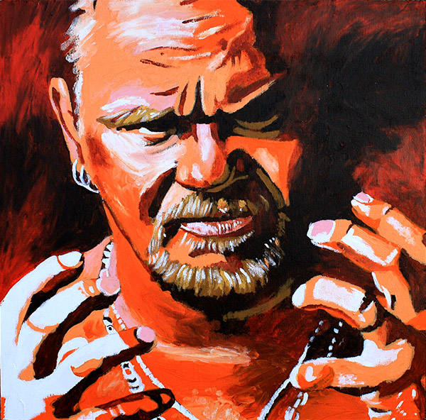 Shane Douglas painting by Rob Schamberger