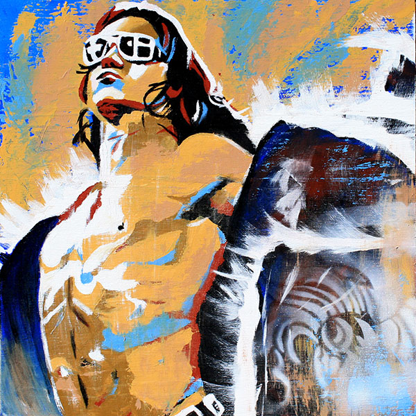 John Morrison painting by Rob Schamberger