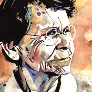 Barbara McClintock painting by Rob Schamberger