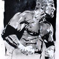 Triple H painting by Rob Schamberger