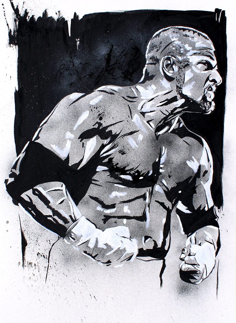 Triple H painting by Rob Schamberger