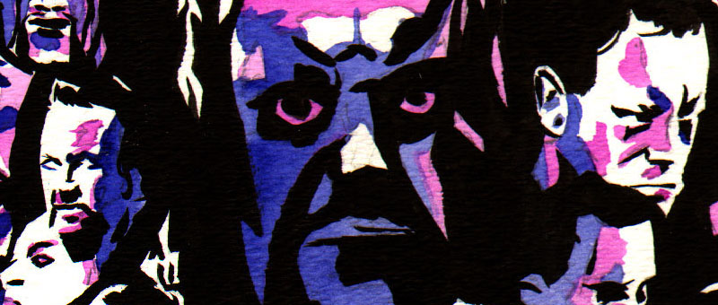 The Undertaker at Wrestlemania by Rob Schamberger